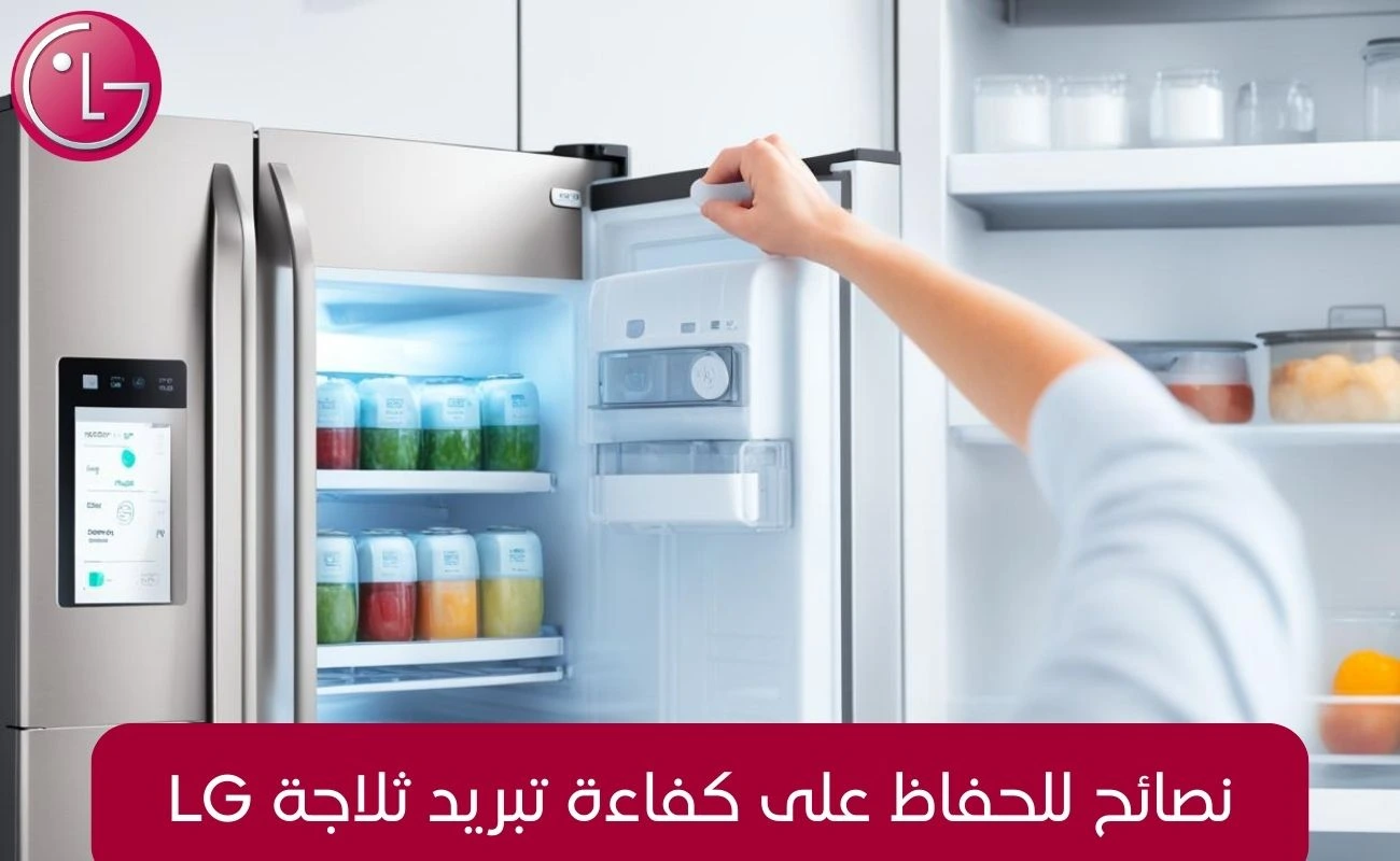 نصائح للحفاظ على كفاءة تبريد ثلاجة lg