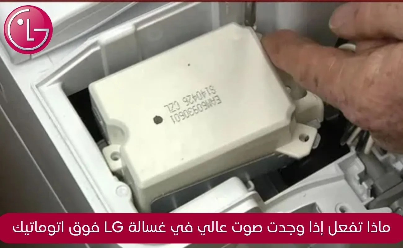 صوت في غسالة ال جي